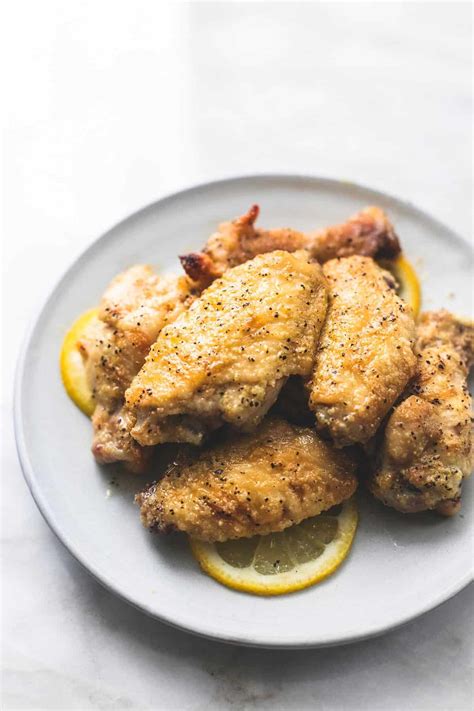 Baked Lemon Pepper Chicken Wings | Creme De La Crumb