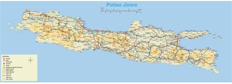 Peta Kota: Peta Pulau Jawa