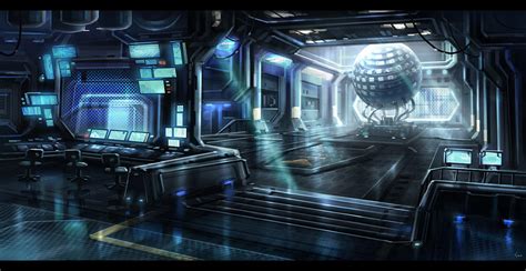 Sci-Fi Interior by BlueRogueVyse on DeviantArt