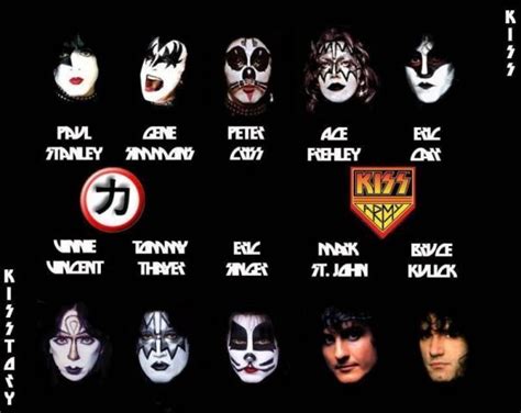 All the Kiss Band Members | ALL KISS MEMBERS | Kiss band, Kiss rock ...