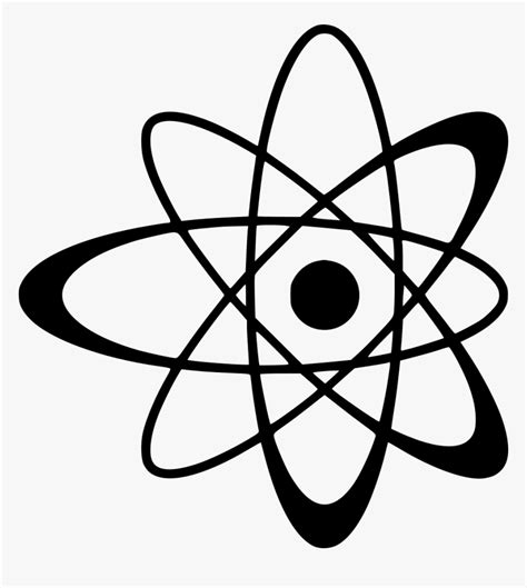 Atom Symbol - Physics Clipart, HD Png Download - kindpng