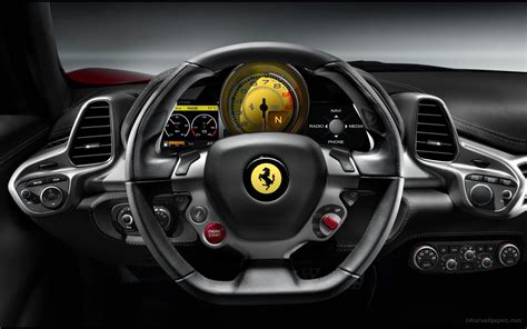 Ferrari 458 Italia Interior Wallpaper | HD Car Wallpapers | ID #738