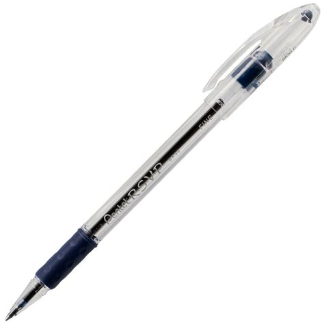 Pentel RSVP Ballpoint Pen, (0.7mm) Fine Line, Blue Ink - Walmart.com ...