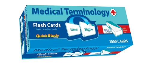 Medical Terminology Flash Cards. Box of 1000 Flash Cards. Tabbed by ...