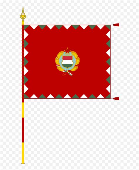 Infantry Colour Of The Hungarian - Hungarian Army Flag Emoji,Hungarian ...