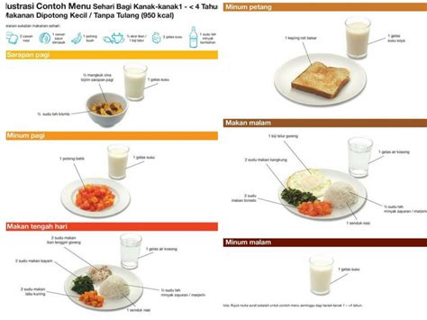 Gambar Makanan Seimbang Untuk Kanak Kanak