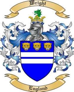 Wright Family Crest from England by The Tree Maker