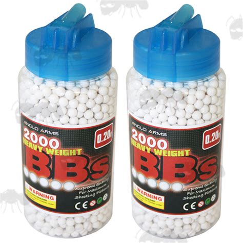 Plastic Airsoft BBs - AEG GBB 6mm White Pellets | Free UK Shipping