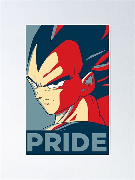 "Vegeta Pride" Poster for Sale by M4nga | Redbubble