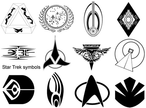 Star Trek Symbols Vulcan