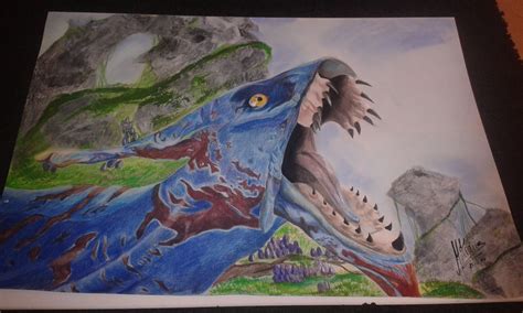 Ikran from Avatar drawn with Polychromos (colored pencils) | Painting ...