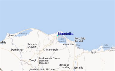 Damietta Tide Station Location Guide