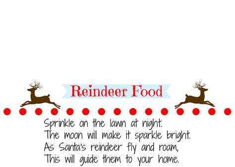 Homemade Reindeer Food Recipe With Printable Labels