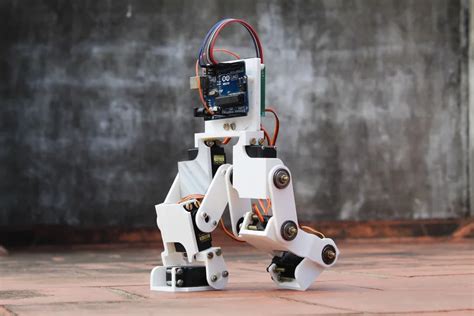 Arduino Controlled Robotic Biped | Arduino, Robot, Robotics projects