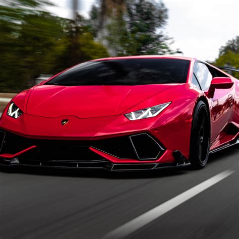 Lamborghini Huracan Wallpaper 4K, Red cars, 5K