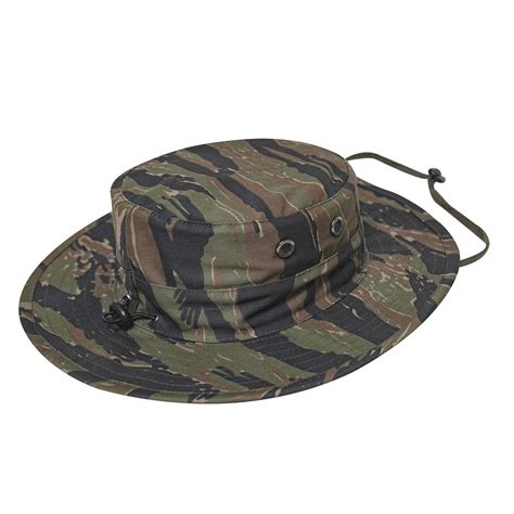 Basic Issue Adjustable Tiger Stripe Camo Boonie Hat