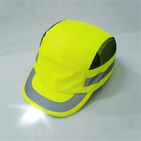 Baseball Bump Cap Hard Hat Safety Helmet With Short Brim Short Visor ...