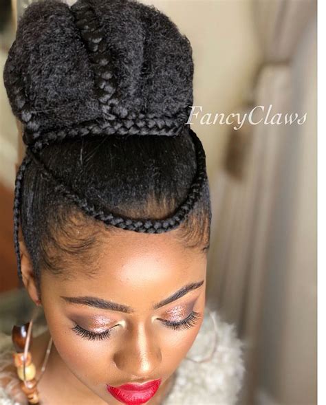 😍 @fancy_claws #protectivestyles #naturalhair | Natural hair styles for ...