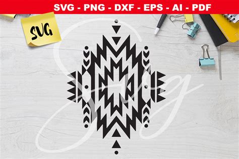 Aztec Tribal Pattern Svg By Loutecrea | TheHungryJPEG