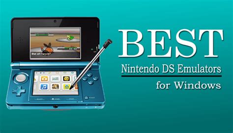 7 Best Nintendo DS Emulators For PC To Play Pokemon Games ...