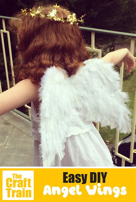 Easy DIY Angel Wings - The Craft Train