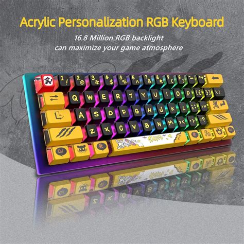 Buy Womier XVX K61 60% Mechanical Keyboard, Hot Swappable Keyboard with ...