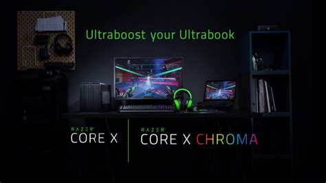 Razer Core X Chroma Aluminum External GPU Enclosure (eGPU): Compatible ...