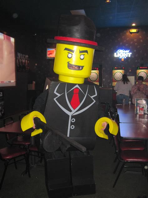 Amazing Lego man costume created by my husband