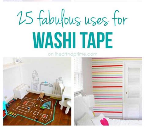 25 excellent uses for washi tape - I Heart Nap Time