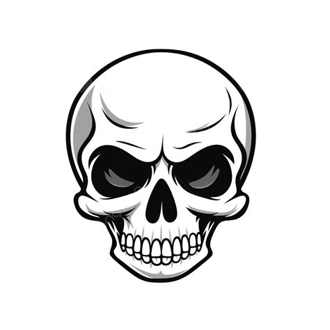 Cute Clip Art Skeleton Skull