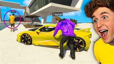 Stealing BILLIONAIRE SON'S SUPERCAR In GTA 5 RP.. - YouTube