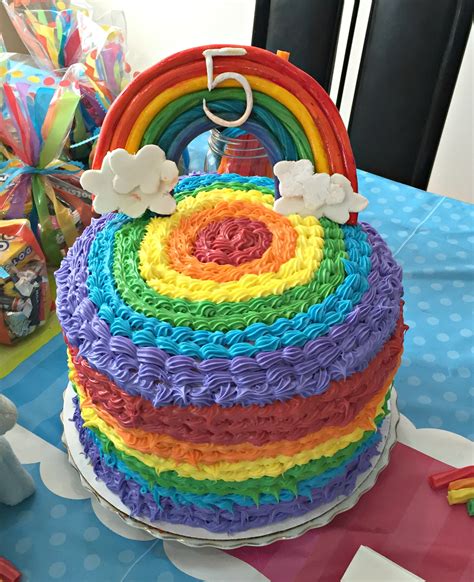 Delicious Rainbow Birthday Cake – Easy Recipes To Make at Home