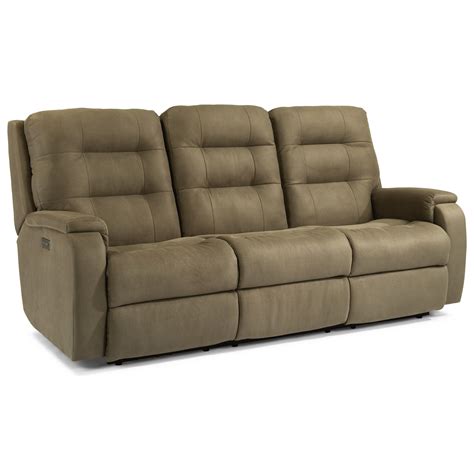 Flexsteel Arlo Contemporary Reclining Sofa | A1 Furniture & Mattress ...