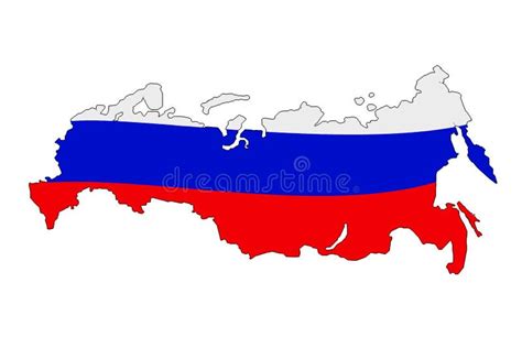 Russia Country Flag Colors Vector. Russian Flag. Stock Vector ...