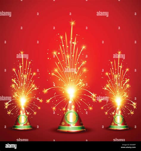 vector diwali crackers background design Stock Vector Image & Art - Alamy