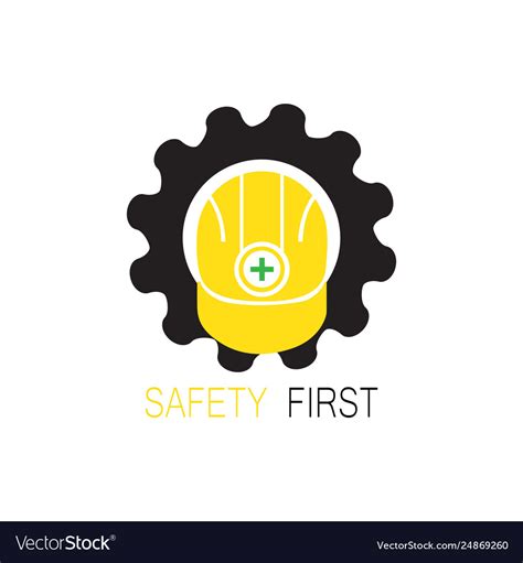 Safety helmet logo Royalty Free Vector Image - VectorStock