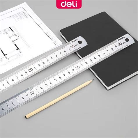 Metal Ruler 12" (30cm), Hobbies & Toys, Stationary & Craft, Stationery ...