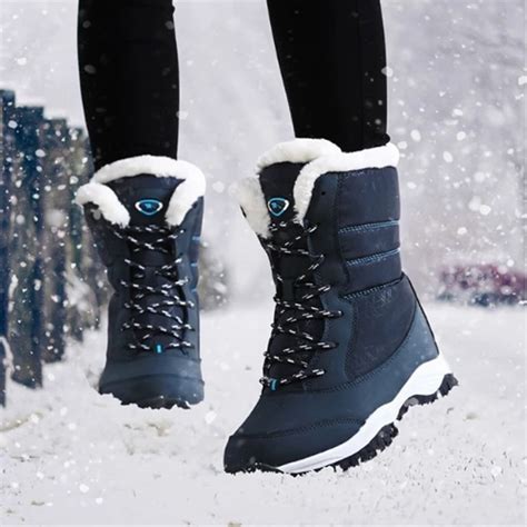 Aliexpress.com : Buy 2018 Women ankle boots waterproof non slip snow ...