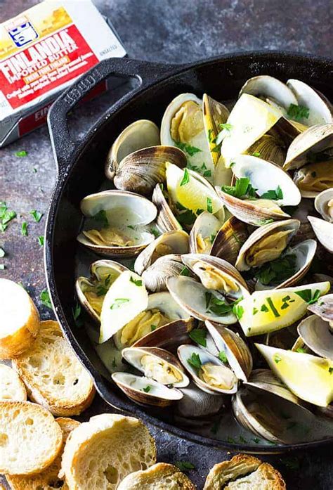 Buttery Garlic Steamed Clams | The Blond Cook