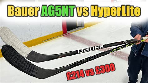 Bauer AGENT vs Vapor HyperLite Hockey Stick Review - Which one should ...