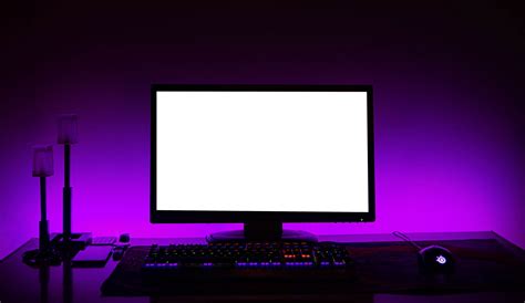 Night PC Screen Mockup