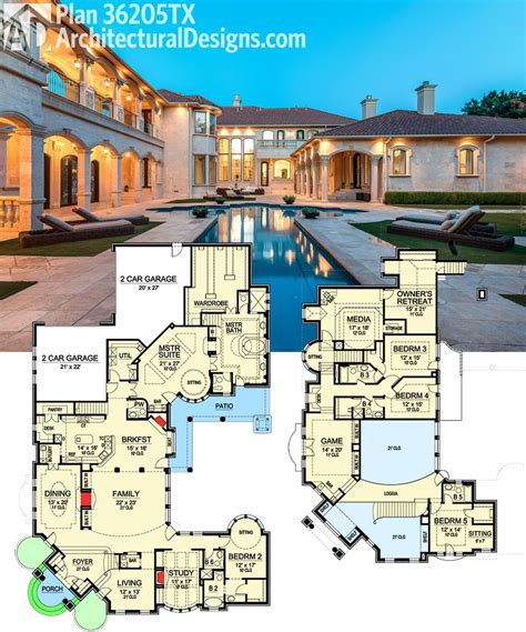 38+ Luxury mansion plans ideas