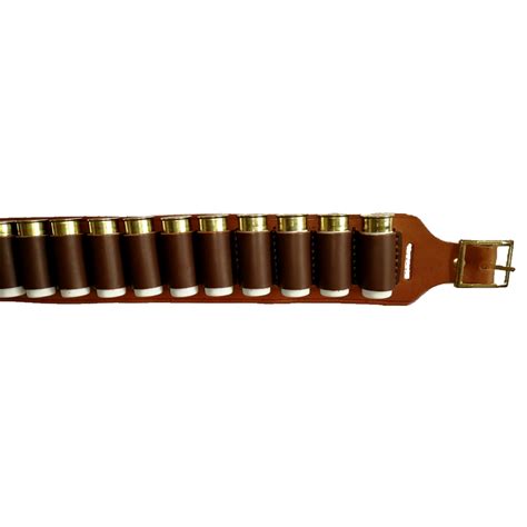 AMMO BELT 12 GAUGE OPEN LOOPS BROWN – UNIVERSAL FIT 32-46″ - El Paso ...