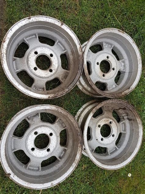 Genuine Vintage Wolfrace slot mags Alloy Wheels set of 4, 6x14 | in ...