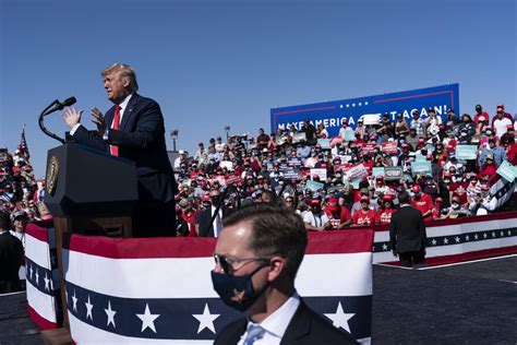 Trump Downplays COVID-19, Praises Ducey At Prescott Rally | KNAU ...