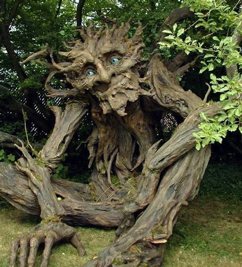 Artist Reincarnates Recently Deceased Father Into Tree Troll