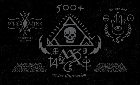 500+ Occult Symbols and Esoteric Designs - Vector Collection