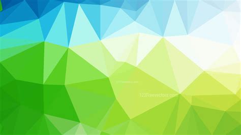 Free Blue and White Polygon Triangle Pattern Background Vector Art