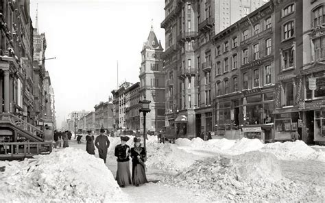 Cool photo: New York in winter, 1890s. | Street scenes, Old photos, New ...