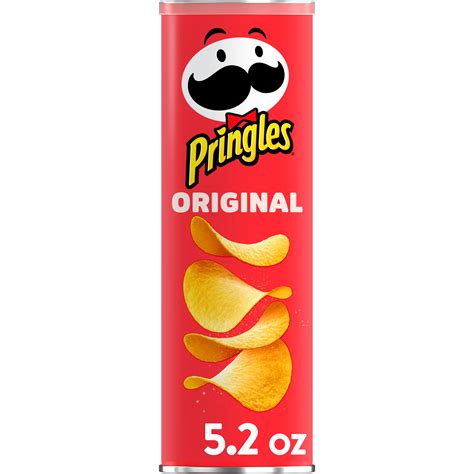 Pringles Potato Crisps Chips, Lunch Snacks, Snacks On The Go, Original ...